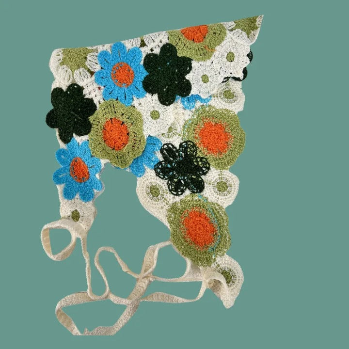 bandeau cheveux fleuri modèle 4