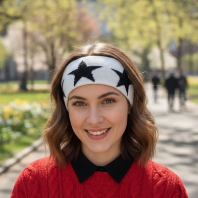 bandeau cheveux blanc femme attache ses cheveux