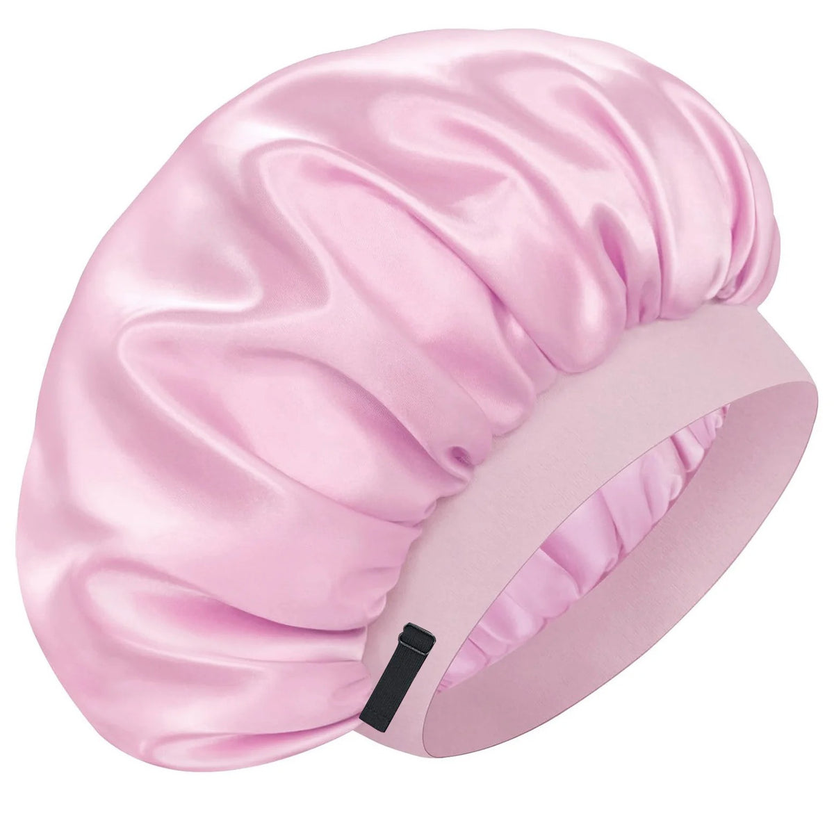 bonnet de nuit en soie rose confortabe