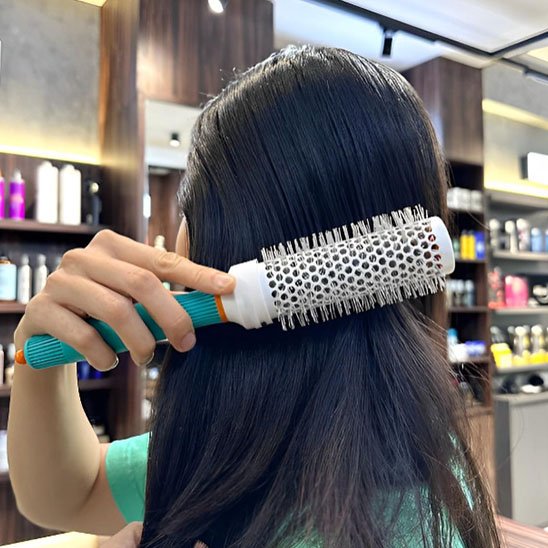 Brosse cheveux bouclés 