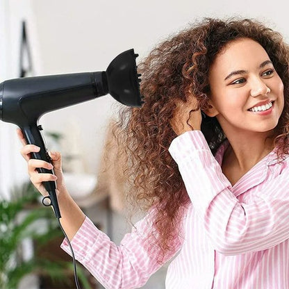 Diffuseur seche cheveux noir sèche les cheveux bouclés