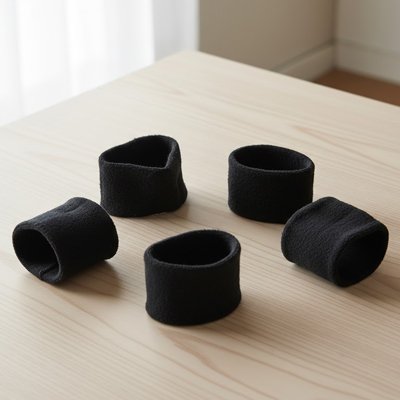 elastique cheveux velours noir