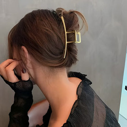 Pince a cheveux dorée antidérapant
