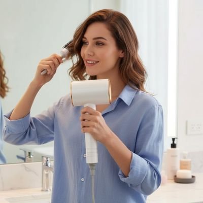 Seche cheveux ionique blanc satisfaisant