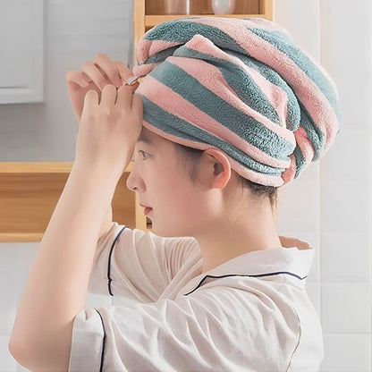 serviette cheveux 