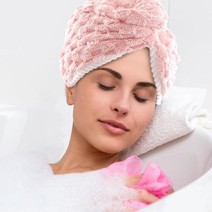 Serviette microfibre cheveux 