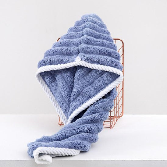 Serviette microfibre cheveux 